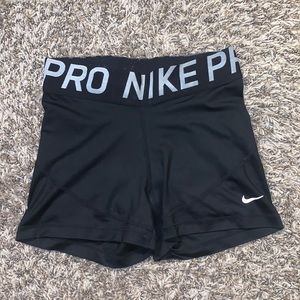Nike Pro DRI-FIT Black Shorts- SIZE Small
